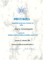 Kultainen aloitteentekijän ja keksijän ansiomerkki